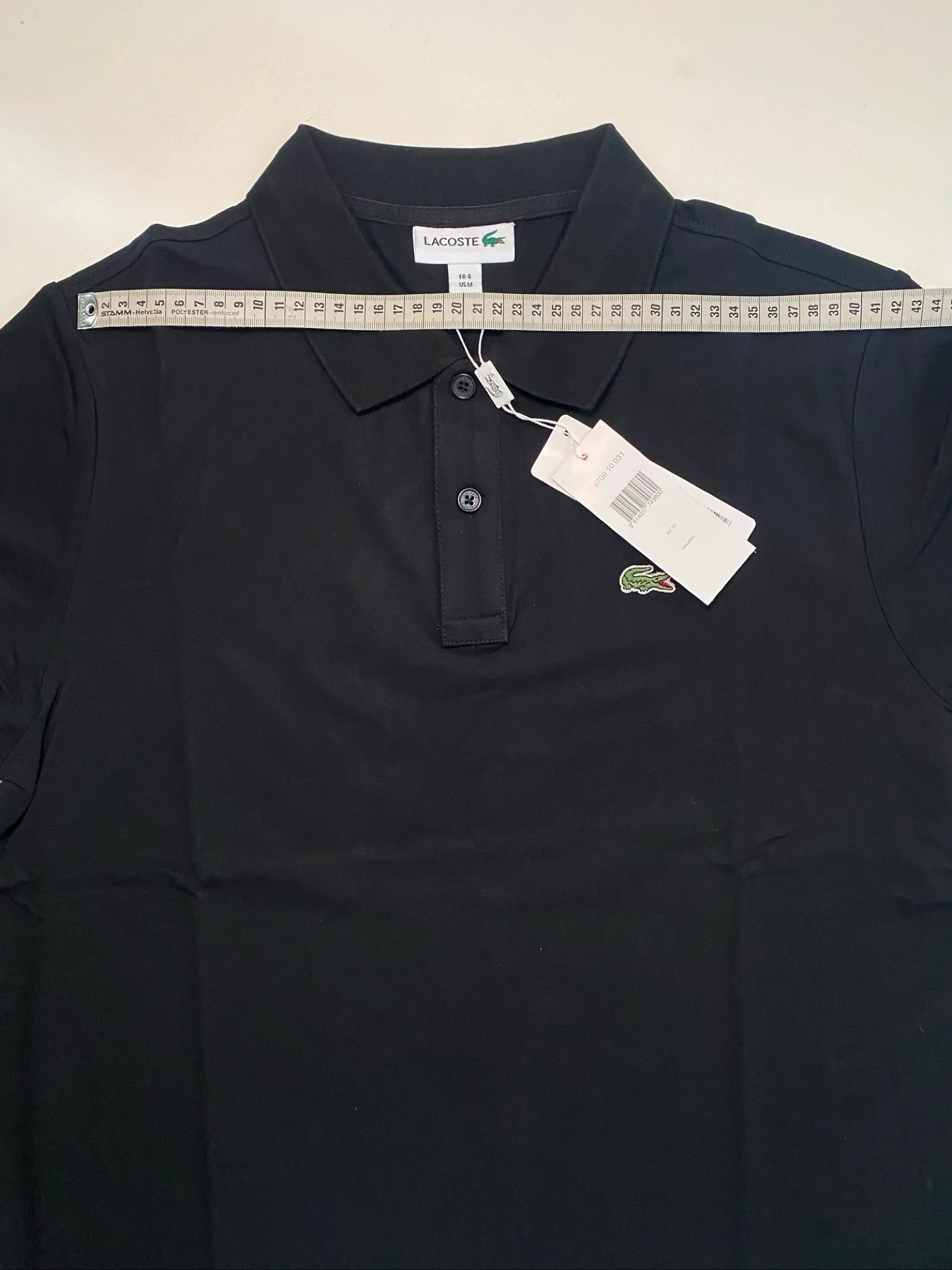 Nieuwe zwarte Lacoste polo met etiket – photo 4